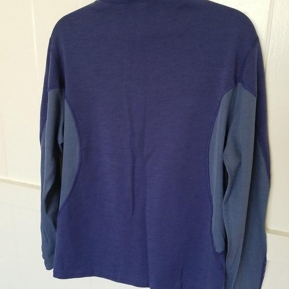 HELLY HANSEN Mens L/S Wool Blend Zip Base Layer XL - Picture 2 of 8